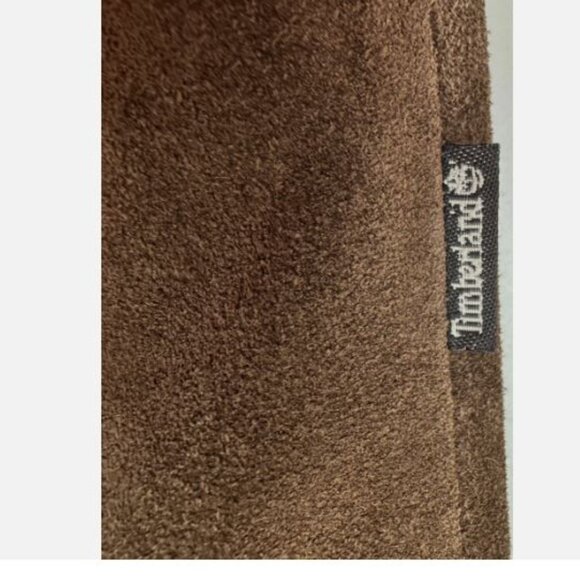 Timberland Rugged Durable Genuine Leather Jacket Men's Size XL Brown Pre-owned - Picture 4 of 12